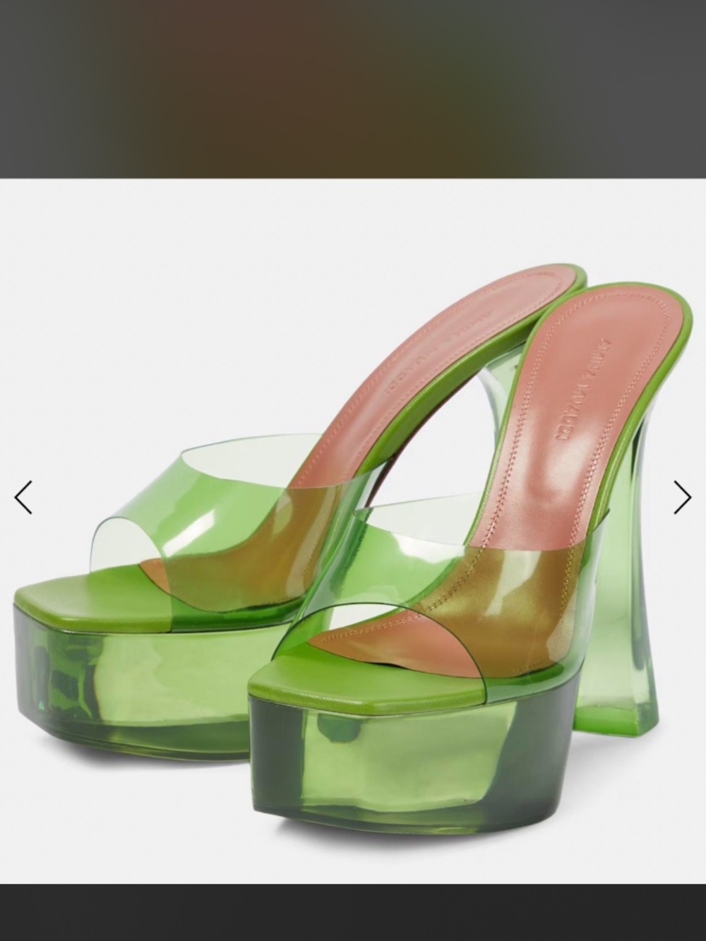 AMINA MUADDI platform HEELS - Picture 2 of 4